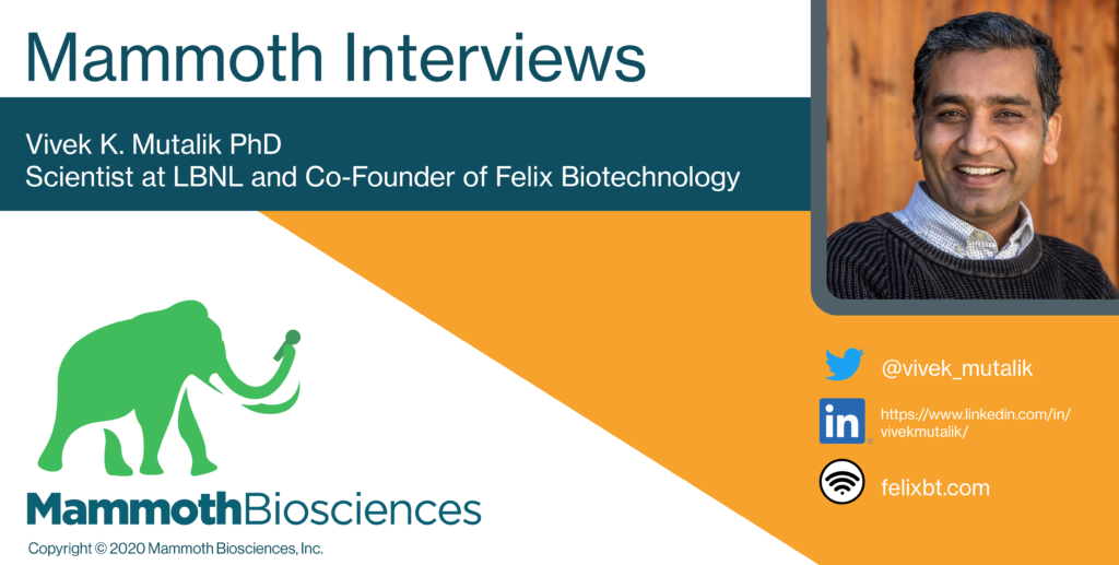 Mammoth Interviews Vivek K. Mutalik PhD, Scientist at LBNL and Co